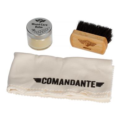 Набір для догляду за деревиною Comandante - Wood Care Balm Set