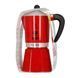 Гейзерная кофеварка Bialetti Rainbow Red 6 чашек (270 мл)