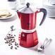Гейзерная кофеварка Bialetti Rainbow Red 6 чашек (270 мл)