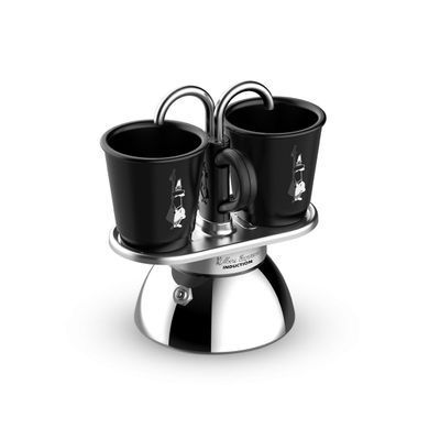 Гейзерна кавоварка Bialetti Mini Express Induction 100 мл. + 2 чашки