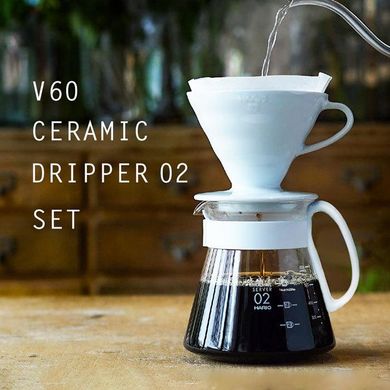 Набір Hario V60 Ceramic 02 Білий