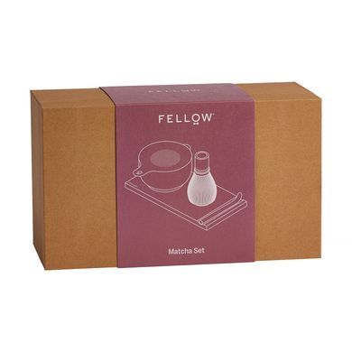 Подарочный набор для приготовления чая Матча Fellow Matcha Set Розовый