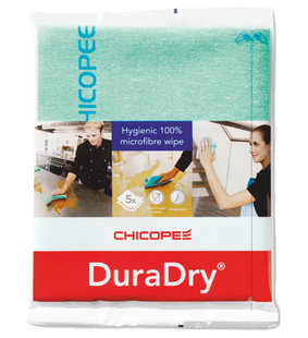 Серветки Chicopee Microfibre Plus багатофункціональні для кав'ярні зелені 5 шт