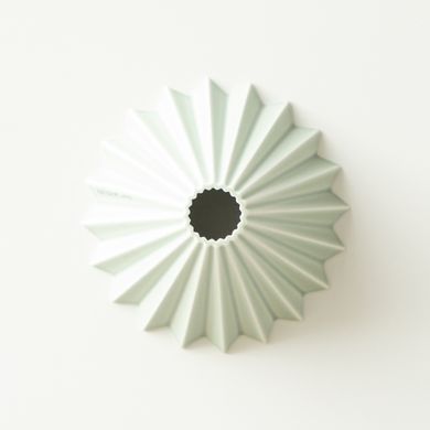 Пуровер воронка фарфоровая ORIGAMI dripper M Matt Green