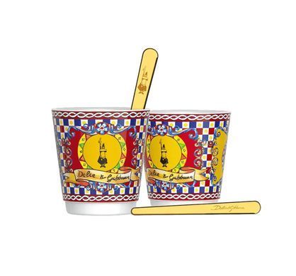 Набір чашок Bialetti х D&G Sicilian Cart 70 мл 2 штук