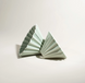 Пуровер воронка фарфоровая ORIGAMI dripper M Matt Green