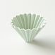 Пуровер воронка фарфоровая ORIGAMI dripper M Matt Green