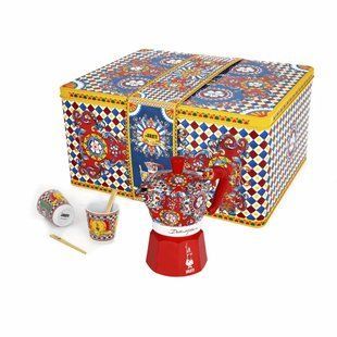 Подарунковий набір Bialetti х D&G Moka Express Sicilian Cart на 2 чашки (90 мл)