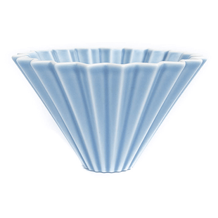Пуровер воронка фарфоровая ORIGAMI dripper M Matt Blue