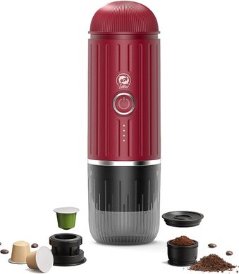 Кавоварка портативна iCafilas Portable Espresso Maker Червона