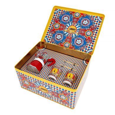 Подарочный набор Bialetti х D&G Moka Express Sicilian Cart на 2 чашки (90 мл)