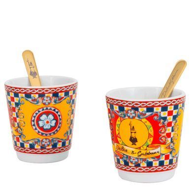 Подарочный набор Bialetti х D&G Moka Express Sicilian Cart на 2 чашки (90 мл)