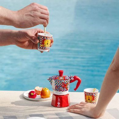 Подарочный набор Bialetti х D&G Moka Express Sicilian Cart на 2 чашки (90 мл)