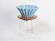 Пуровер воронка порцелянова ORIGAMI dripper M Matt Blue
