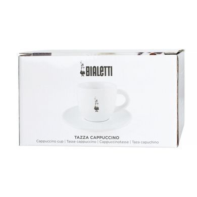 Чашка з блюдцей для капучіно Bialetti 240 мл