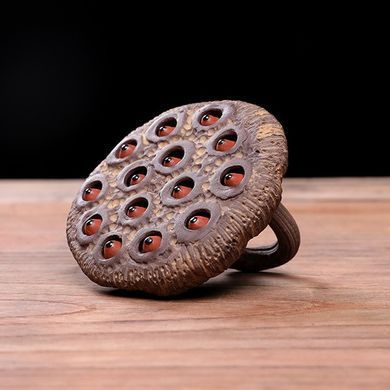 Чайная фигурка "Коробочка лотоса" исинская глина 7,7&times;6,2