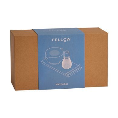 Подарочный набор для приготовления чая Матча Fellow Matcha Set Голубой