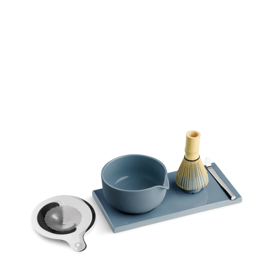 Подарочный набор для приготовления чая Матча Fellow Matcha Set Голубой