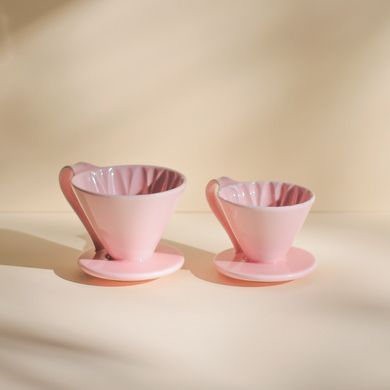 Пуровер CAFEC Arita Ware Flower Dripper Cup1 Pink