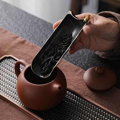 Чахэ металлическое "Золотая Цикада на Бамбуке №2"