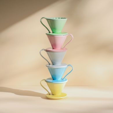 Пуровер CAFEC Arita Ware Flower Dripper Cup1 Blue
