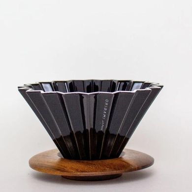 Пуровер воронка фарфоровая ORIGAMI dripper M Matt Black