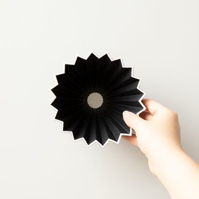 Пуровер воронка фарфоровая ORIGAMI dripper M Matt Black