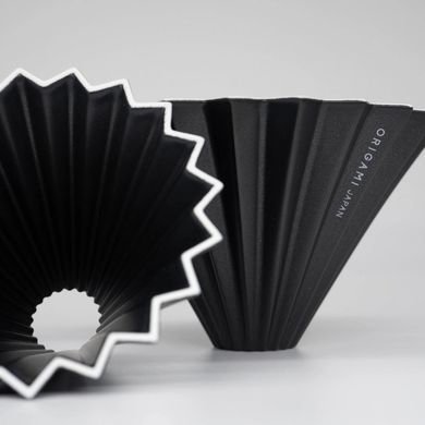 Пуровер воронка фарфоровая ORIGAMI dripper M Matt Black