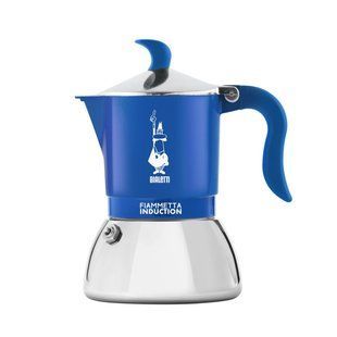 Гейзерная кофеварка Bialetti Fiametta Induction Candyland Blue на 4 чашки (150 мл)
