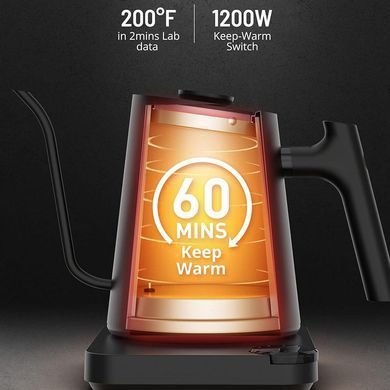 Електрочайник для кави Gooseneck Electric Kettle 900 мл