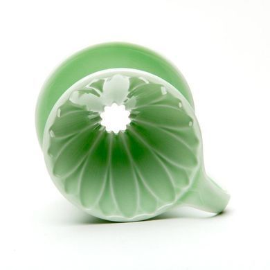 Пуровер CAFEC Arita Ware Flower Dripper Cup1 Green