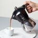 Гейзерна кавоварка Bialetti на 4 чашки Moka Induction (150 мл) чорна