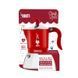 Гейзерна кавоварка Bialetti Fiametta Induction Candyland Red на 2 чашки (100 мл)