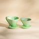 Пуровер CAFEC Arita Ware Flower Dripper Cup1 Green