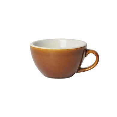 Чашка с блюдцем для капучино Loveramics Egg 200 мл Caramel