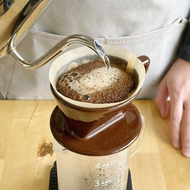 Пуровер CAFEC Arita Ware Trapezoid Dripper 101 Brown