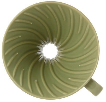 Пуровер воронка Hario V60 02 кераміка зелений