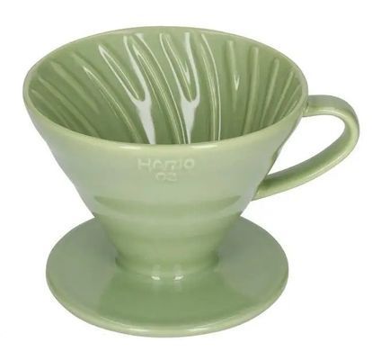 Пуровер воронка Hario V60 02 кераміка зелений