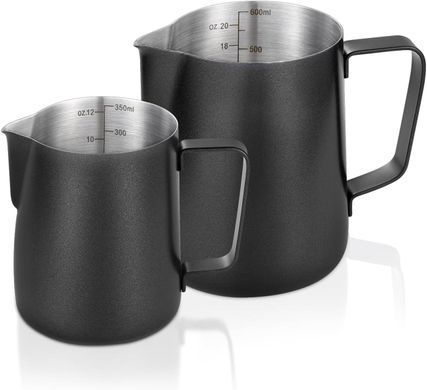 Питчер Frothing Art Cup с метками Black 600 мл