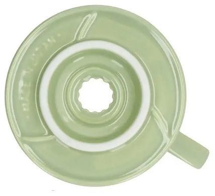 Пуровер воронка Hario V60 02 кераміка зелений
