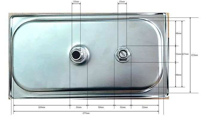 Ринзер барный VD Coffee Middle 32х17 см