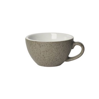 Чашка з блюдцем для капучіно Loveramics Egg 200 мл Granite