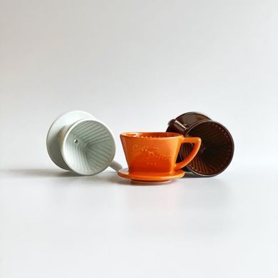 Пуровер CAFEC Arita Ware Trapezoid Dripper 101 Orange
