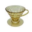 Пуровер HARIO V60 02 Dripper Japan Collection Tsukimi Yellow пластиковый