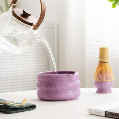 Набір для чаю матча на 6 предметів Purple Katakuchi