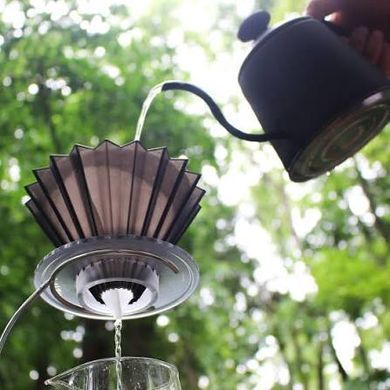 Пуровер воронка пластикова ORIGAMI dripper M Matt Black