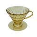 Пуровер HARIO V60 02 Dripper Japan Collection Tsukimi Yellow пластиковый