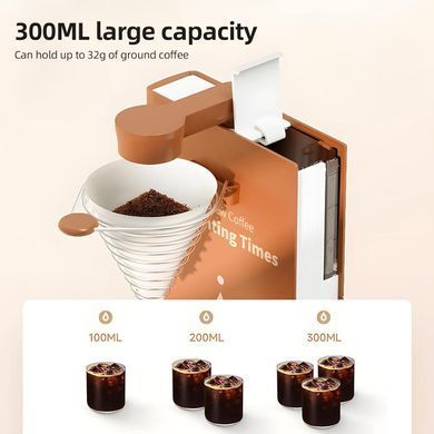 Автоматическая капельная Кофеварка iCafilas Pour Over Coffee Maker 300 мл Red