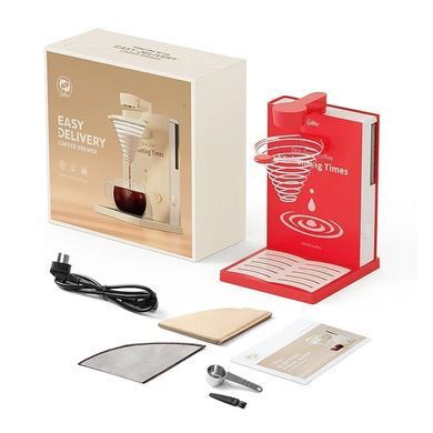Автоматическая капельная Кофеварка iCafilas Pour Over Coffee Maker 300 мл Red