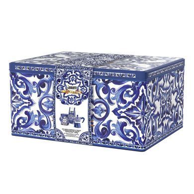 Подарунковий набір Bialetti х D&G Blu Mediterraneo на 3 чашки (130 мл) + кава